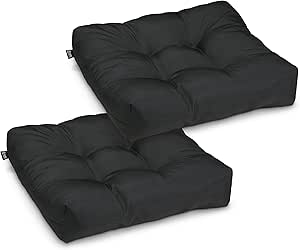 Classic Accessories Water-Resistant Square Patio Seat Cushions