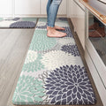 Anti Fatigue Kitchen Mats 2 Piece Set - Cushioned Non Slip Standing