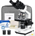 HSL 40x-2500x Compound Binocular Microscope for Adults - Versatile Lab