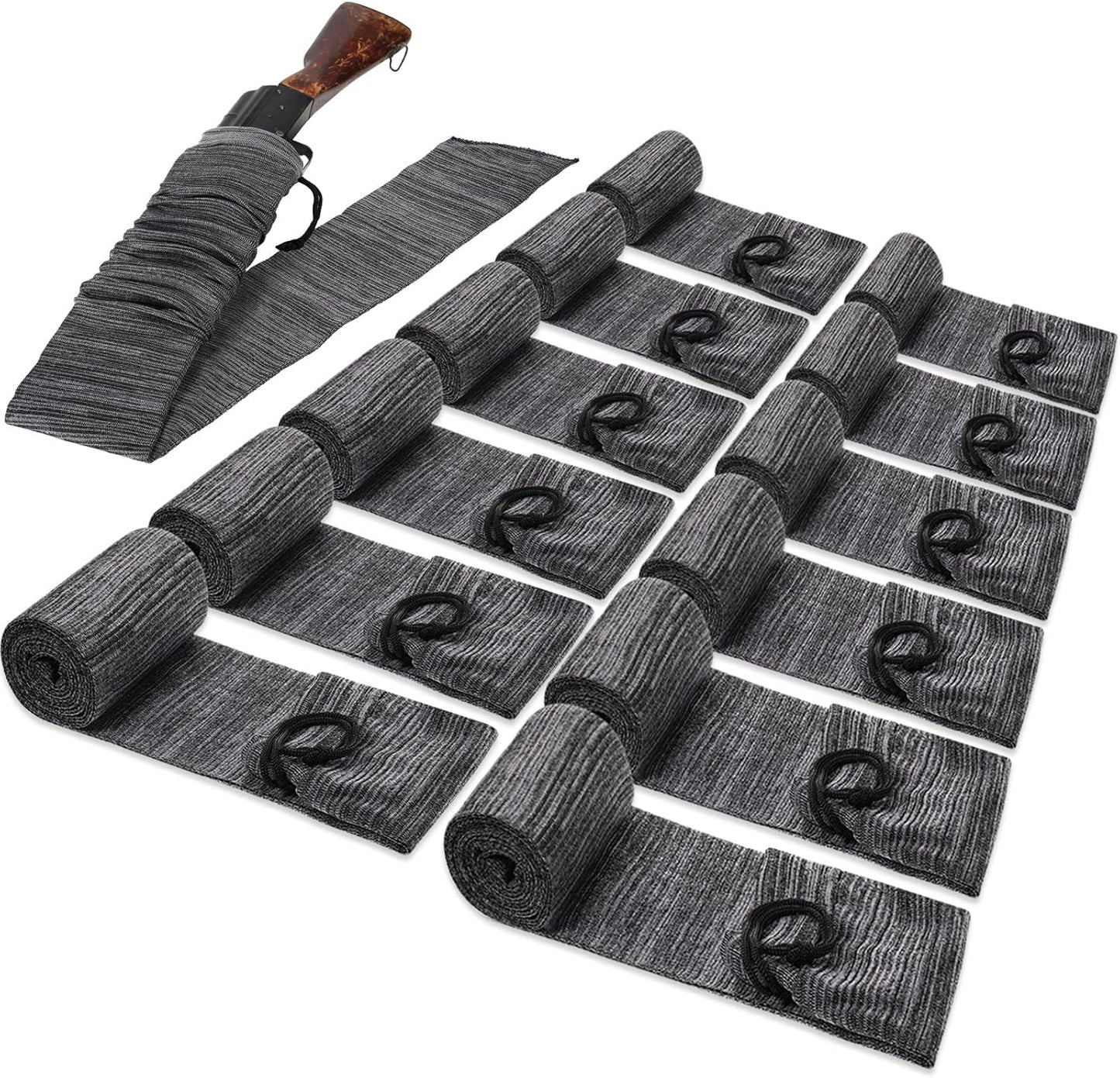 12 Pcs 54 Inch Gun Socks for Tactical Hunting and Storage