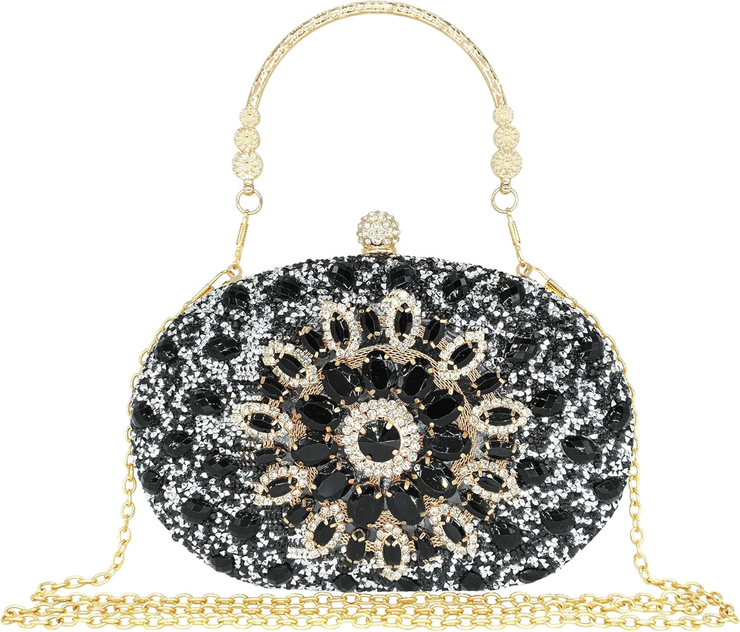 Rhinestone Clutch Purses for Women Evening Wedding Formal Bag