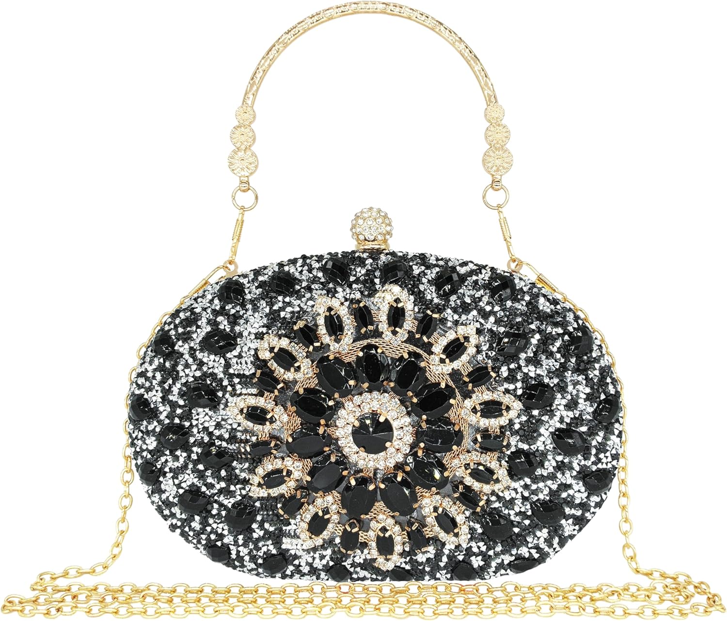 Rhinestone Clutch Purses for Women Evening Wedding Formal Bag