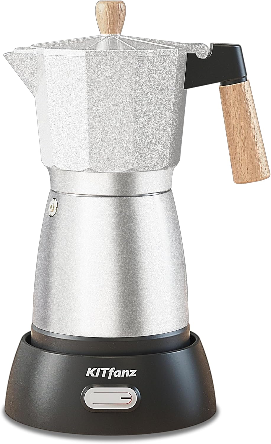 Portable Electric Espresso Maker - Fast Brewing, 3-6 Cup Capacity