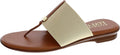 ITALIAN Shoemakers Women's Afia Sandal - Stretchy Padded Thong
