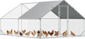 Large Chicken Coop Metal Run 9.8ft x 13.1ft x 6.6ft - Walk-In Poultry