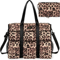 Utility Tote Bag with 14/24 Pockets Zip Top Teacher Tote Bag