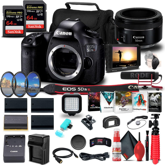 Ultimate Photography Bundle with Canon EOS 5DS R + 4K Monitor + Lens + Accessories