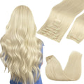 GOO GOO Clip in Hair Extensions Real Human Hair 22in - Natural Look