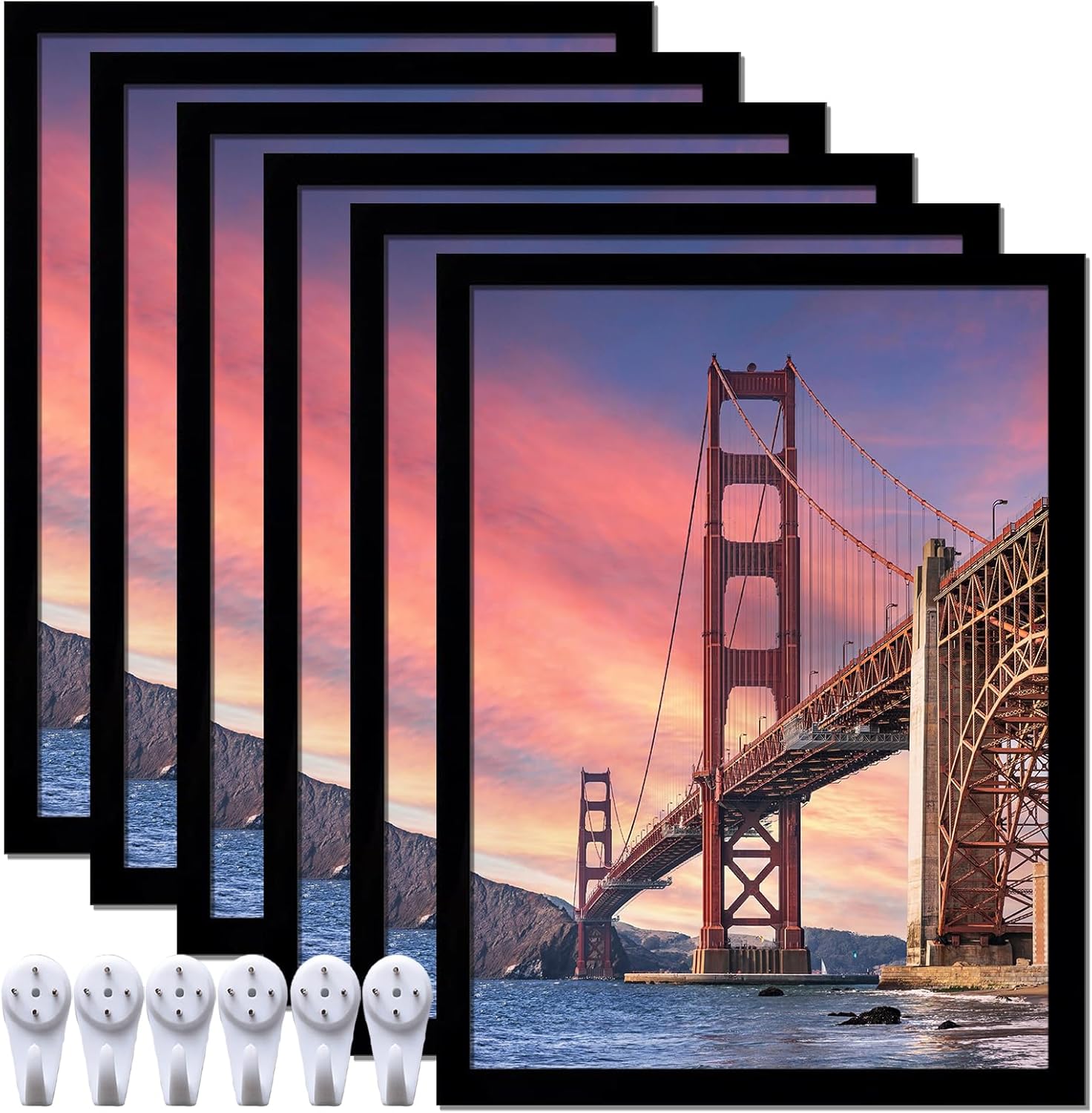 9x12 Picture Frame Set for Canvas Collage and Certificates