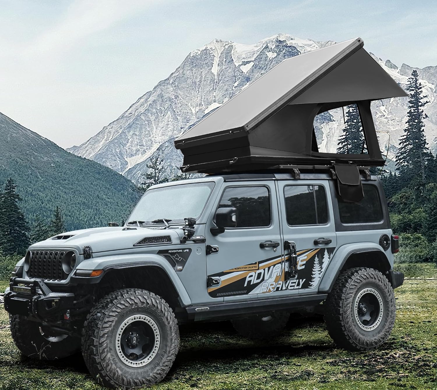 New Upgrade Hardshell Rooftop Tent - Overland Camping Z8