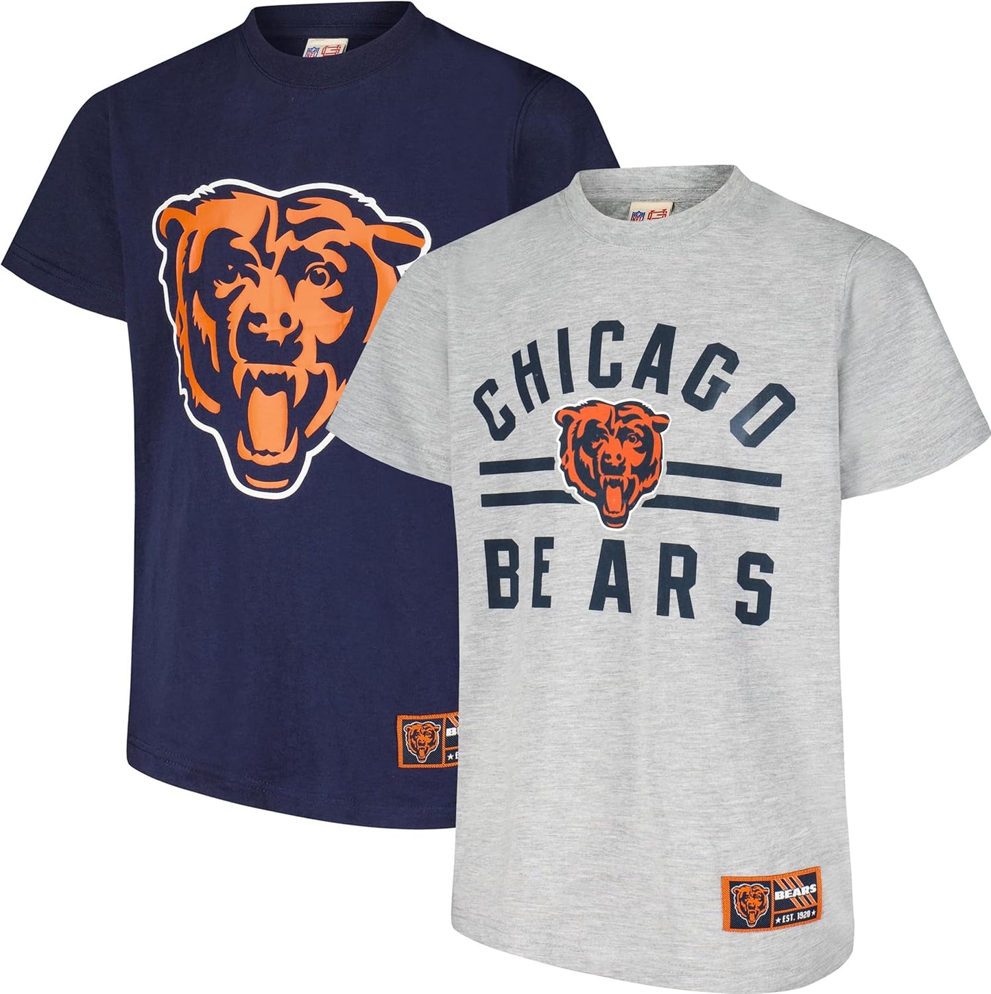Ultra Game Youth NFL Official Super Soft T-Shirt Set for Fans