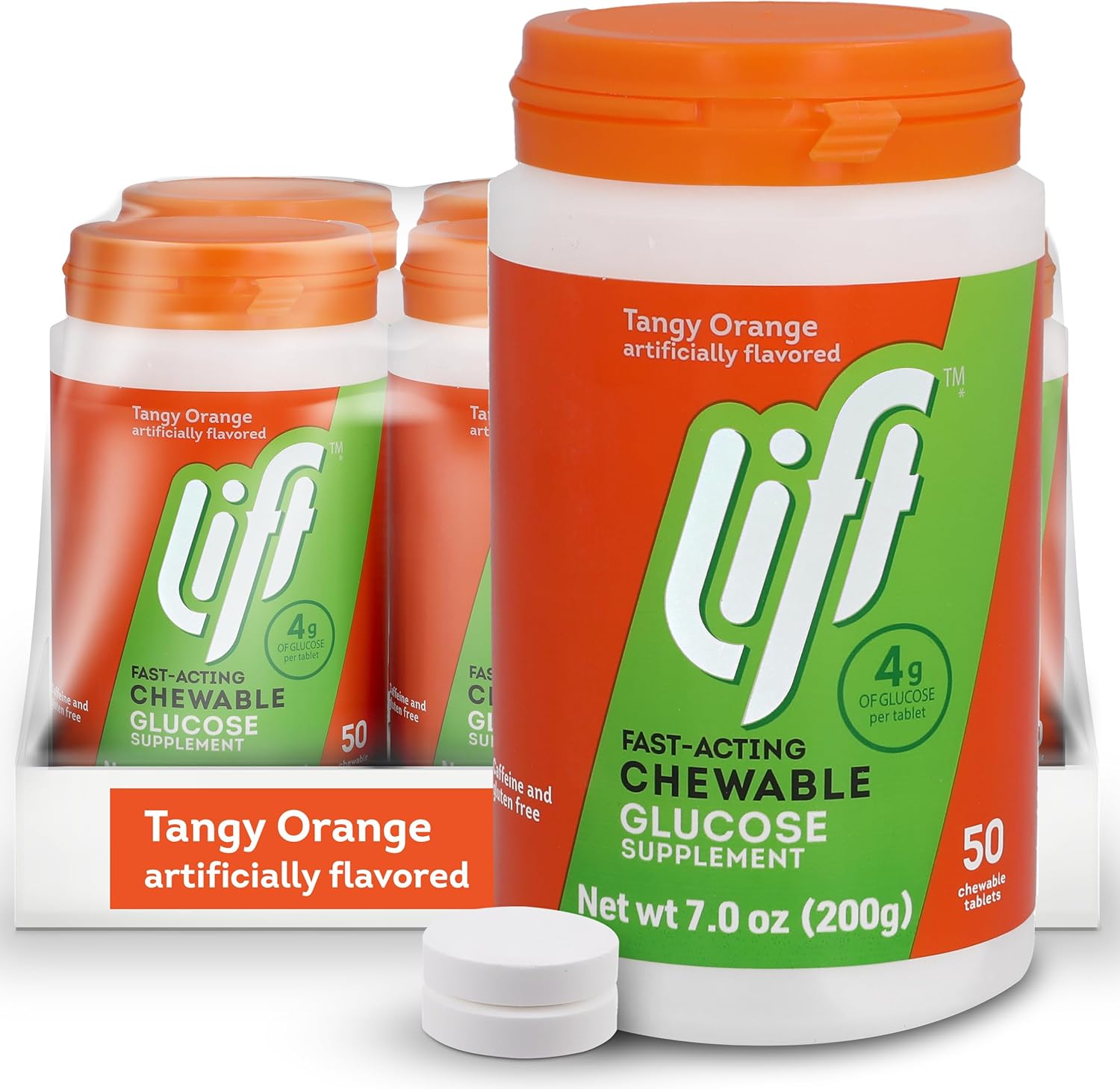 Lift Glucose Fast-Acting Chewable Energy Tablets for Boost