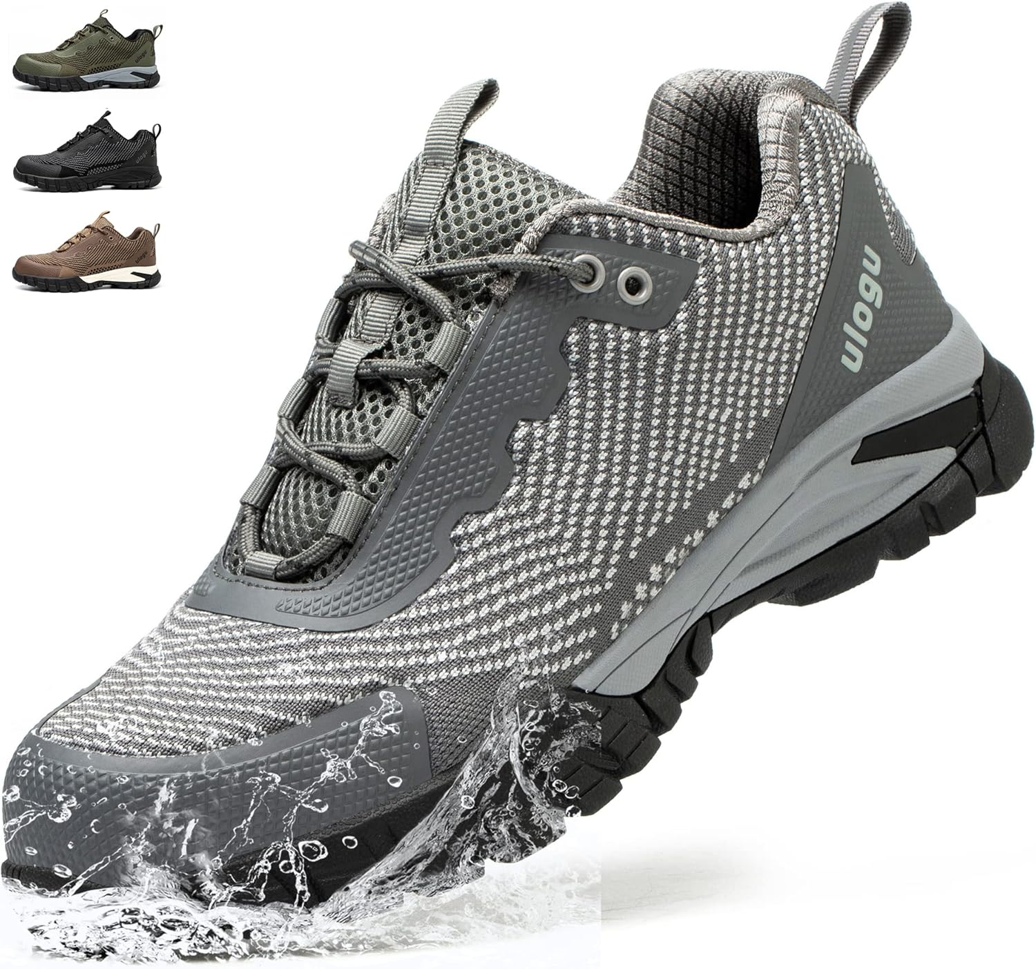Ulogu Steel Toe Shoes for Men Women Waterproof Non Slip Safety