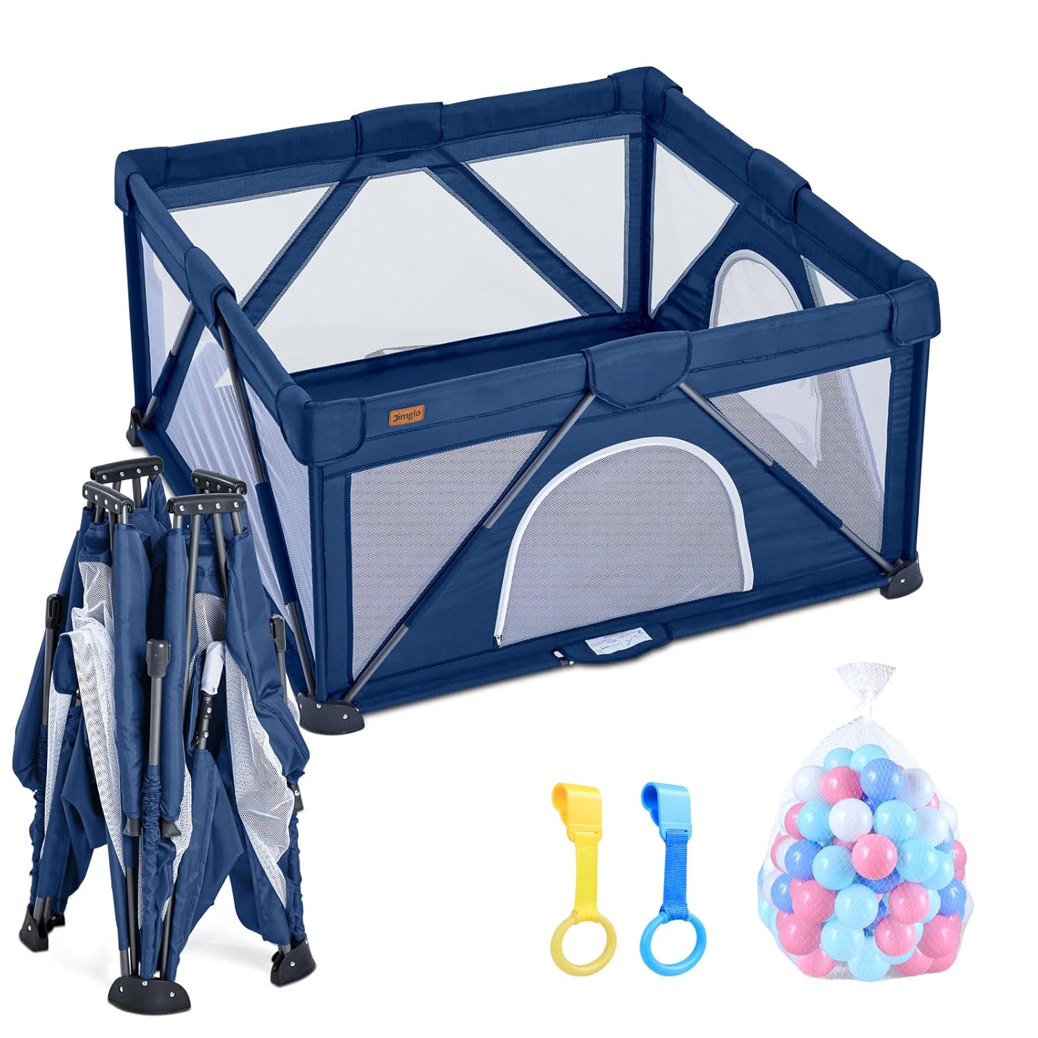 Baby Playpen Foldable for Indoor and Outdoor Fun with Balls