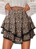 Flowy Shorts Ruffle Skorts High Waisted Tennis Skort