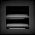 HVAC Premium 8in x 8in Aluminum Gable Louver Vent for Walls
