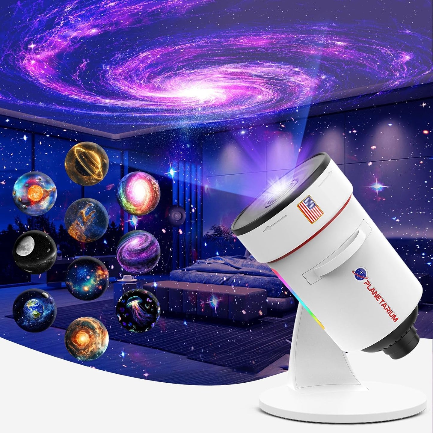 HD Galaxy Projector: Realistic Starry Sky VanSmaGo