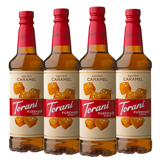 Torani Puremade Salted Caramel Syrup for Delicious Drinks