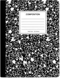 Universal Quad Rule Composition Book, Quadrille Rule 9.75 x 7.5