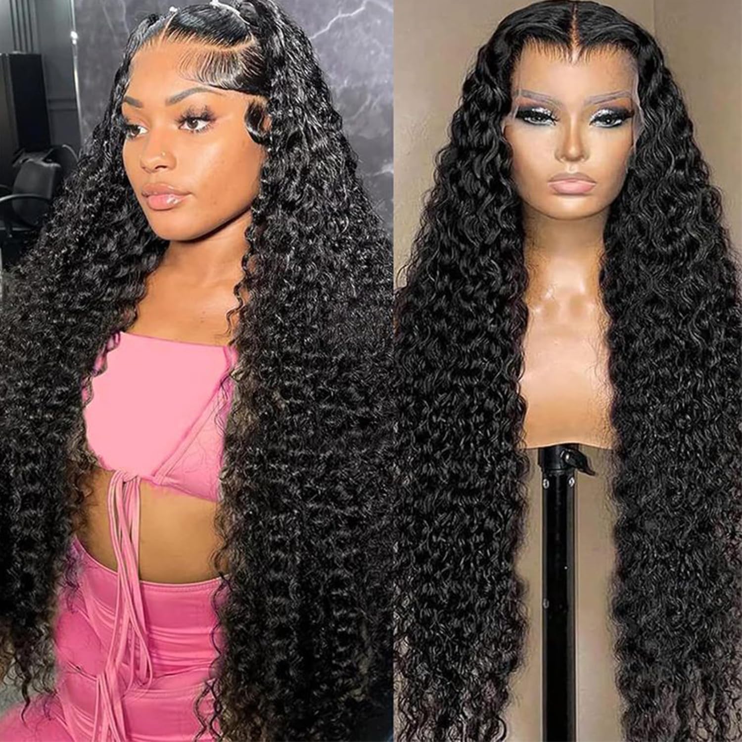 SODLIS Deep Wave Lace Front Wigs for Women - 28 Inch Style