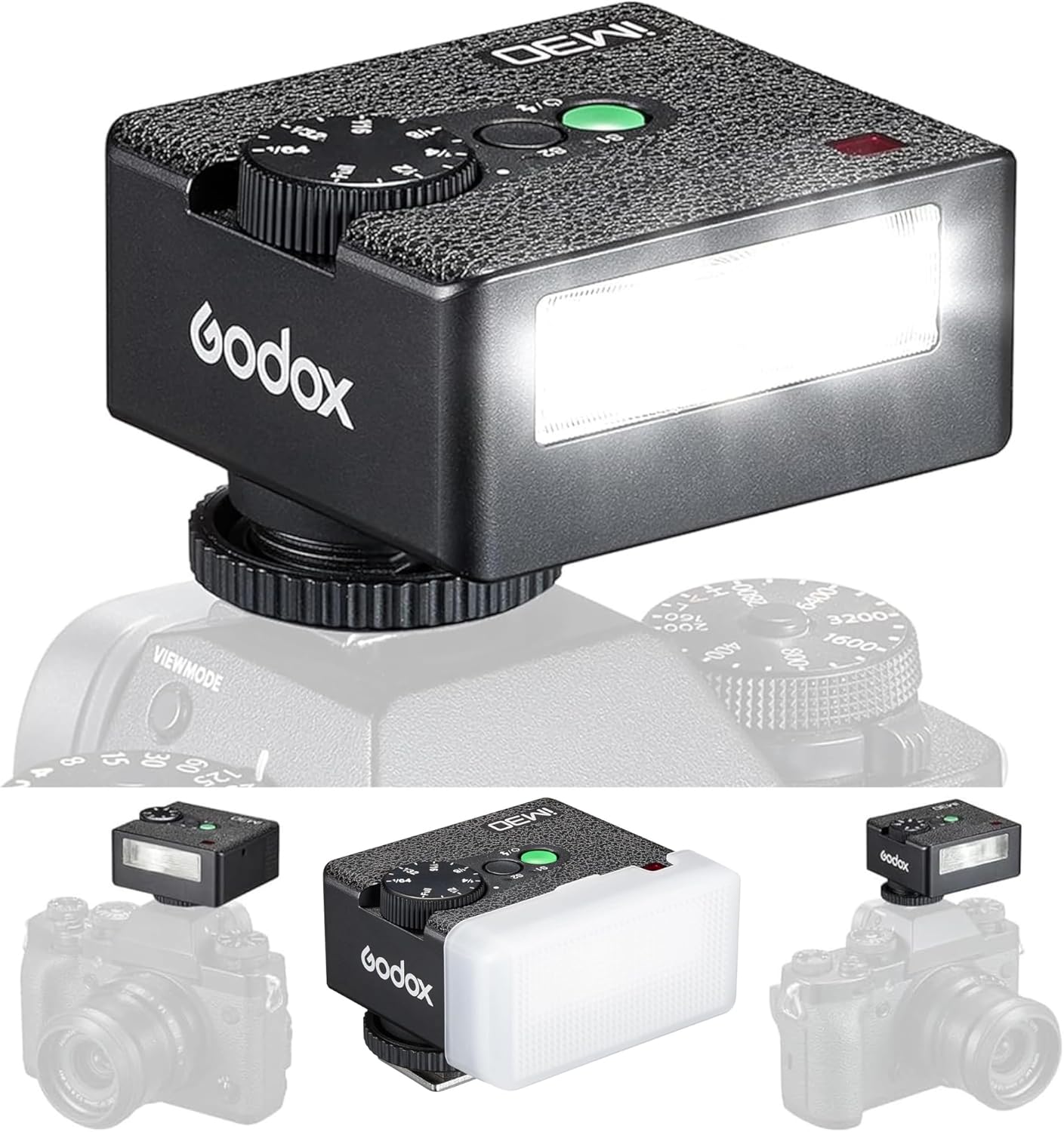 Godox Mini Flash Speedlite for Sony ZV1, Canon, Nikon & More