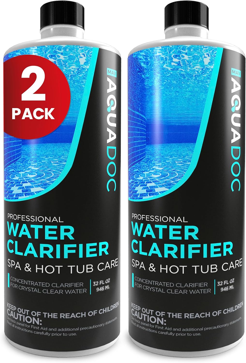 MAV AquaDoc Spa Clarifier for Fast Acting Hot Tub Water Clarity