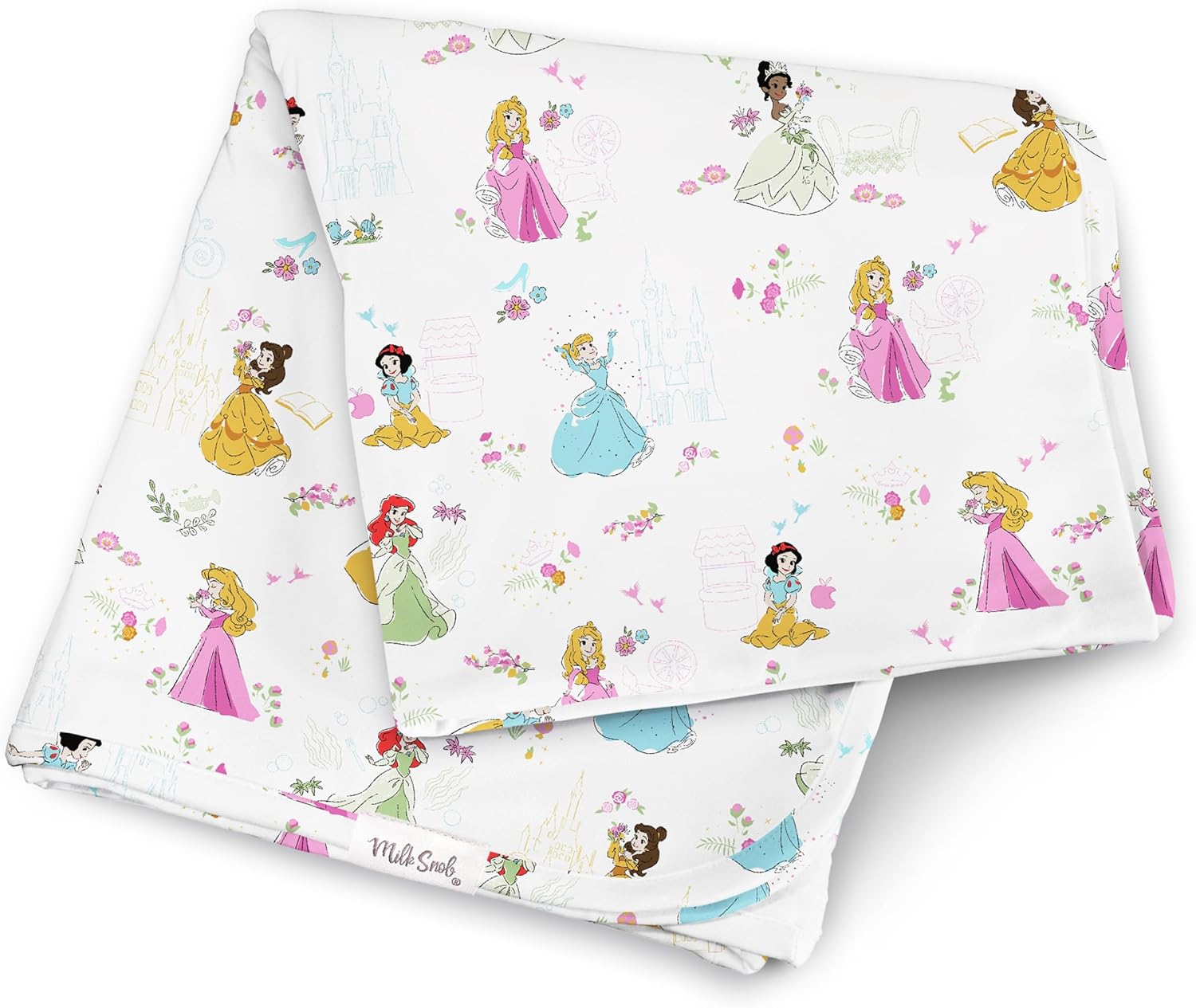 Milk Snob Disney Princess Baby Girl Swaddle Blanket for Infants