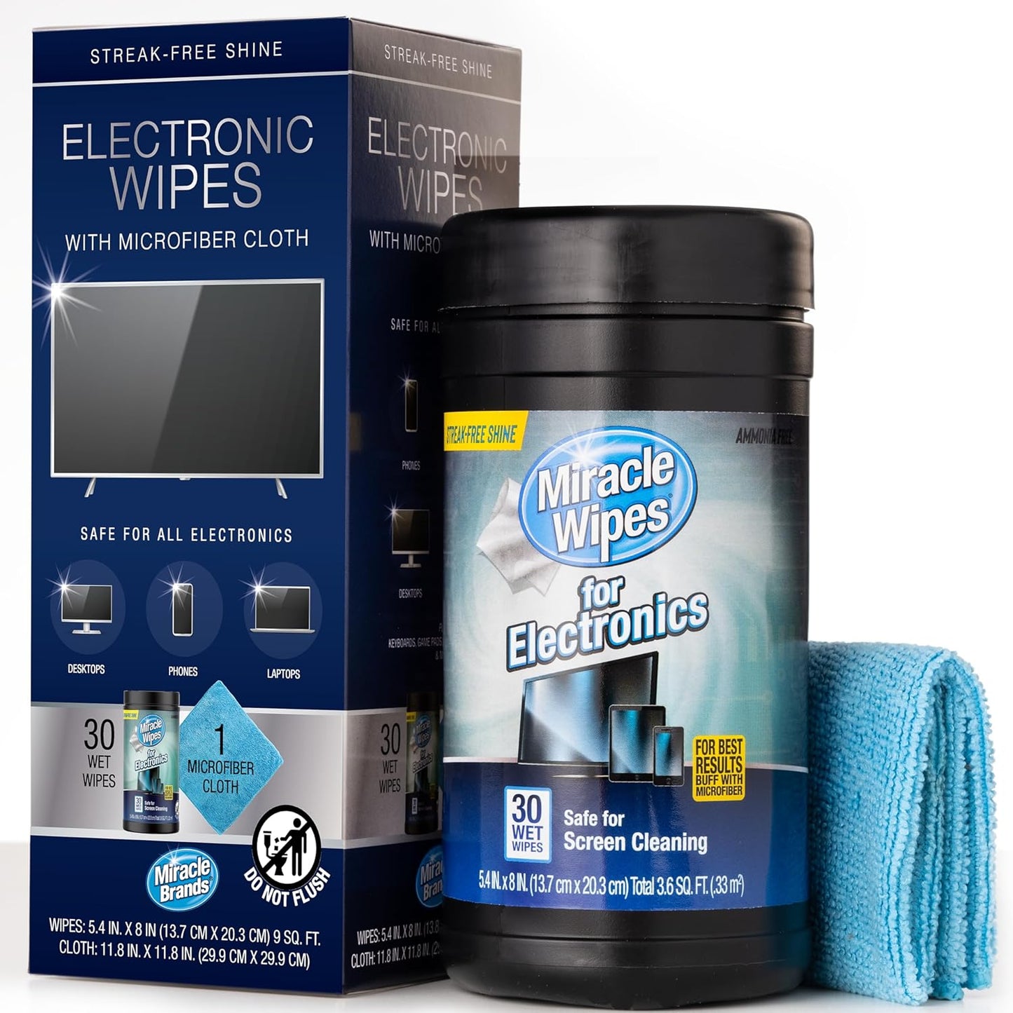 MiracleWipes for Electronics - Screen Cleaning Power!