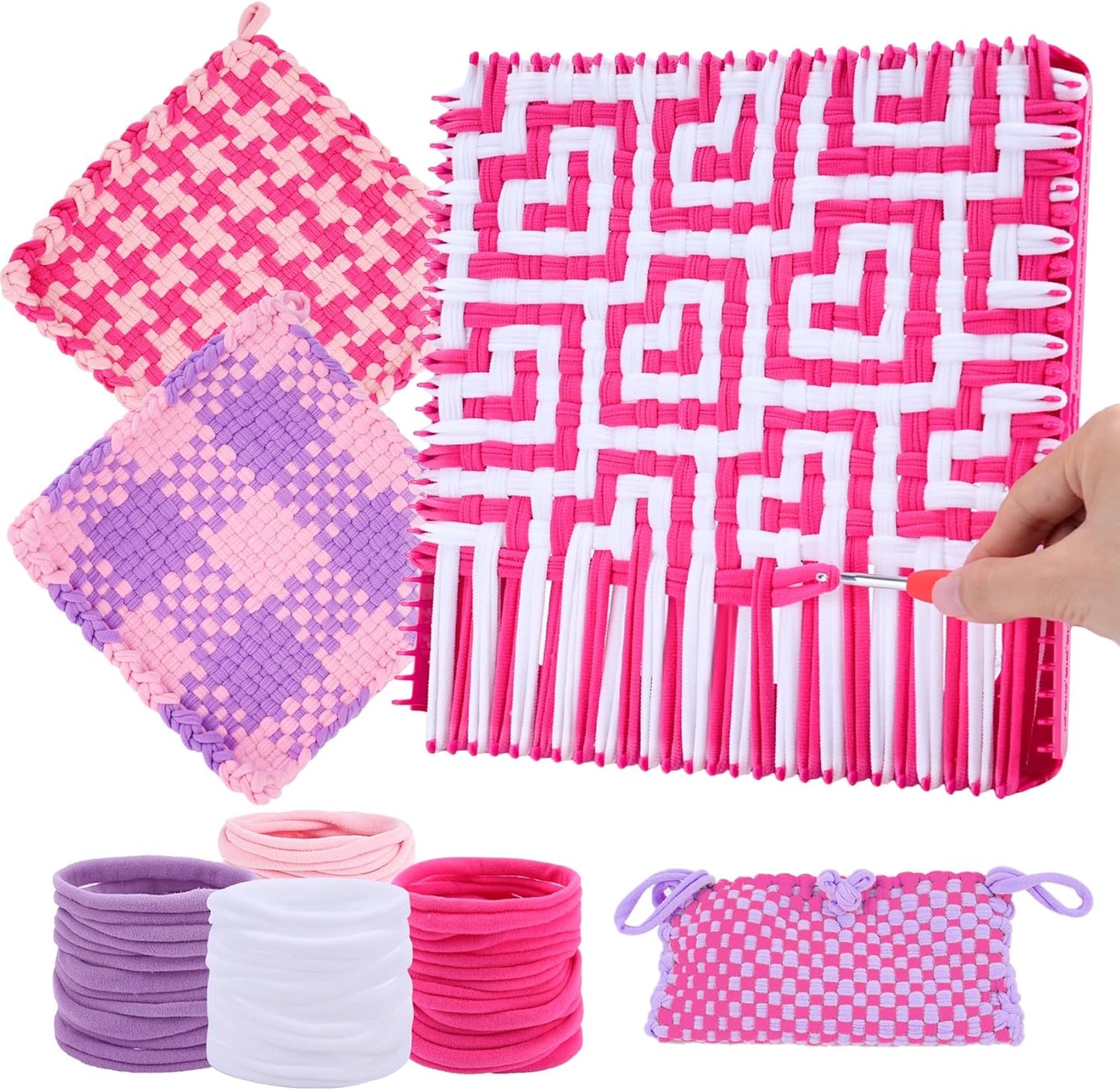 Pro 10 Inch Potholder Loom Kit for Kids & Beginners - Craft Fun