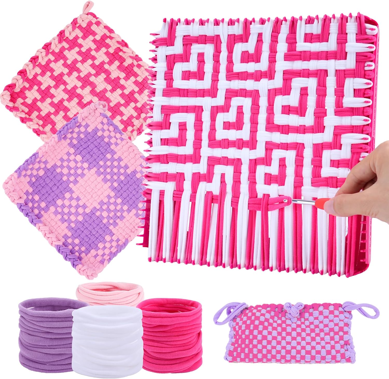 Pro 10 Inch Potholder Loom Kit for Kids & Beginners - Craft Fun
