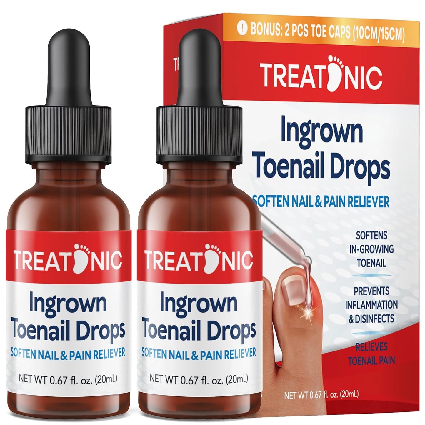 Ingrown Toenail Treatment Drops for Easy Trimming Relief