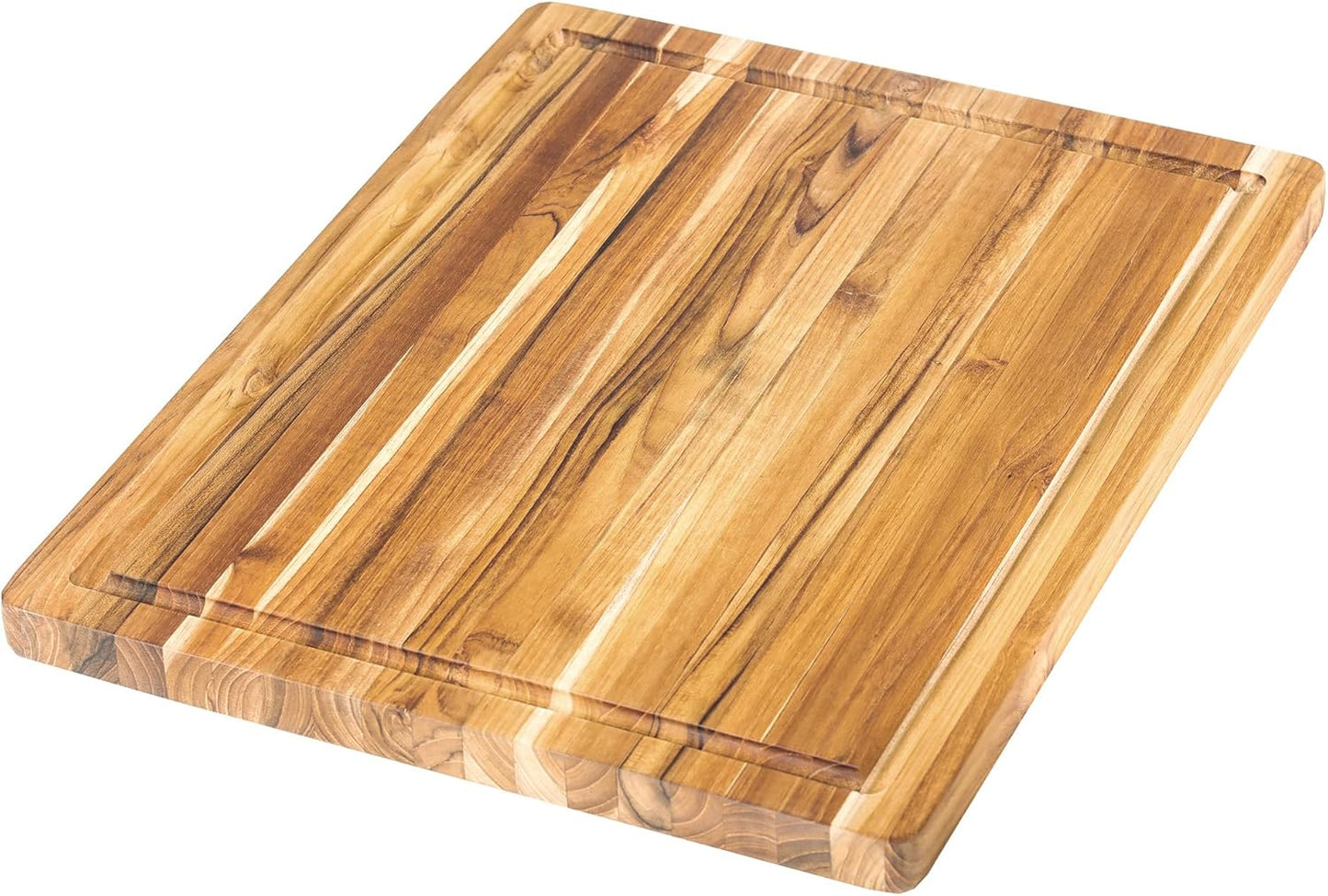 Teakhaus Medium Cutting Board with Juice Groove and Grip Handles