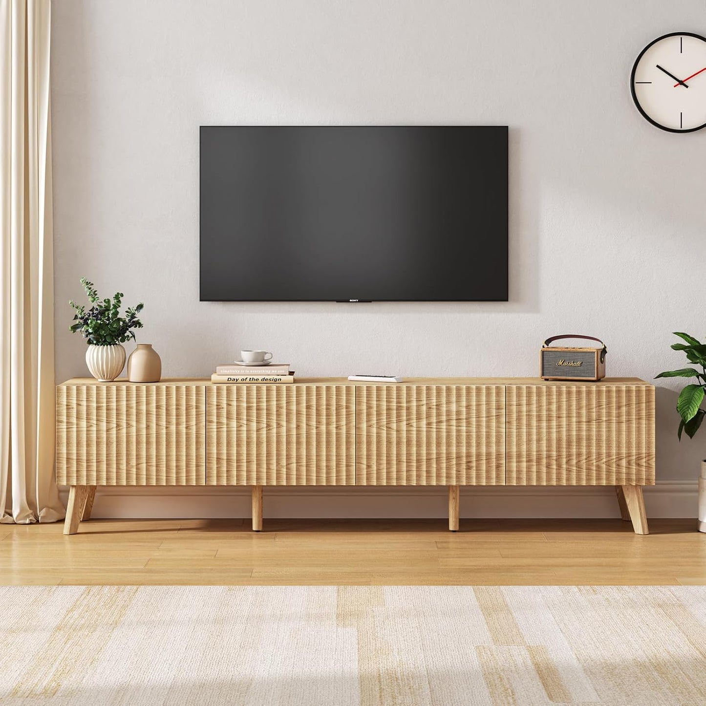 70.9 TV Stand for TVs up to 70 inches with Ample Storage