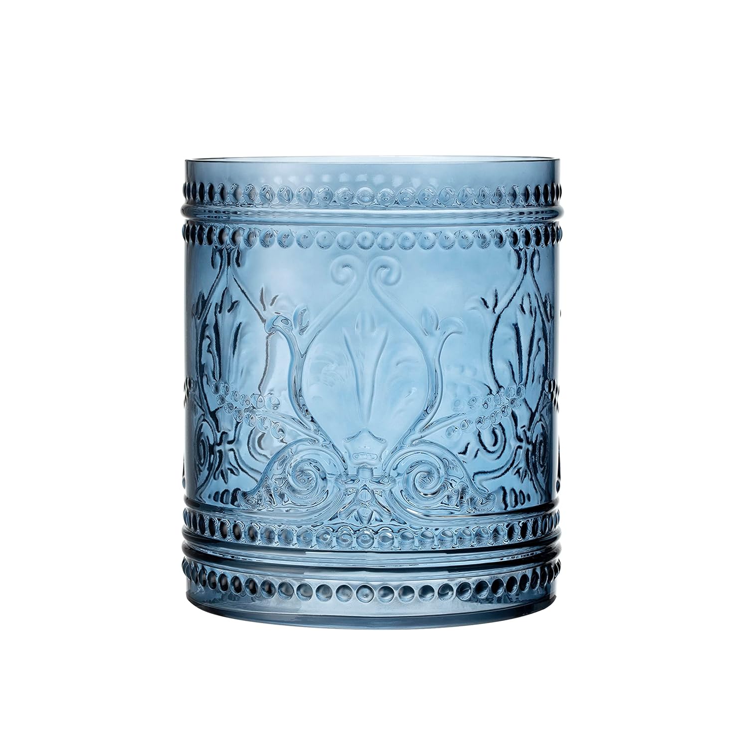 Elegant 2.6-Gallon Thick Glass Wastebasket for Home & Office