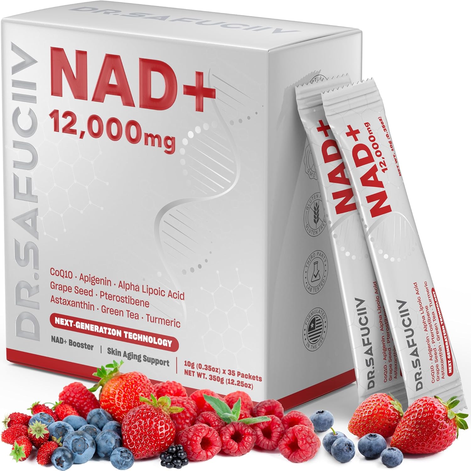 DR.SAFUCIIV NAD Supplement for Energy, Focus, and Anti-Aging