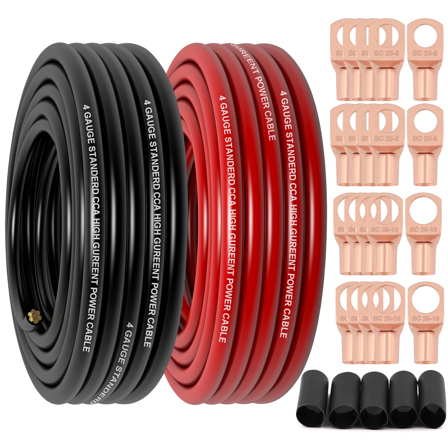 4 Gauge Wire Copper Clad Aluminum CCA for Automotive Wiring