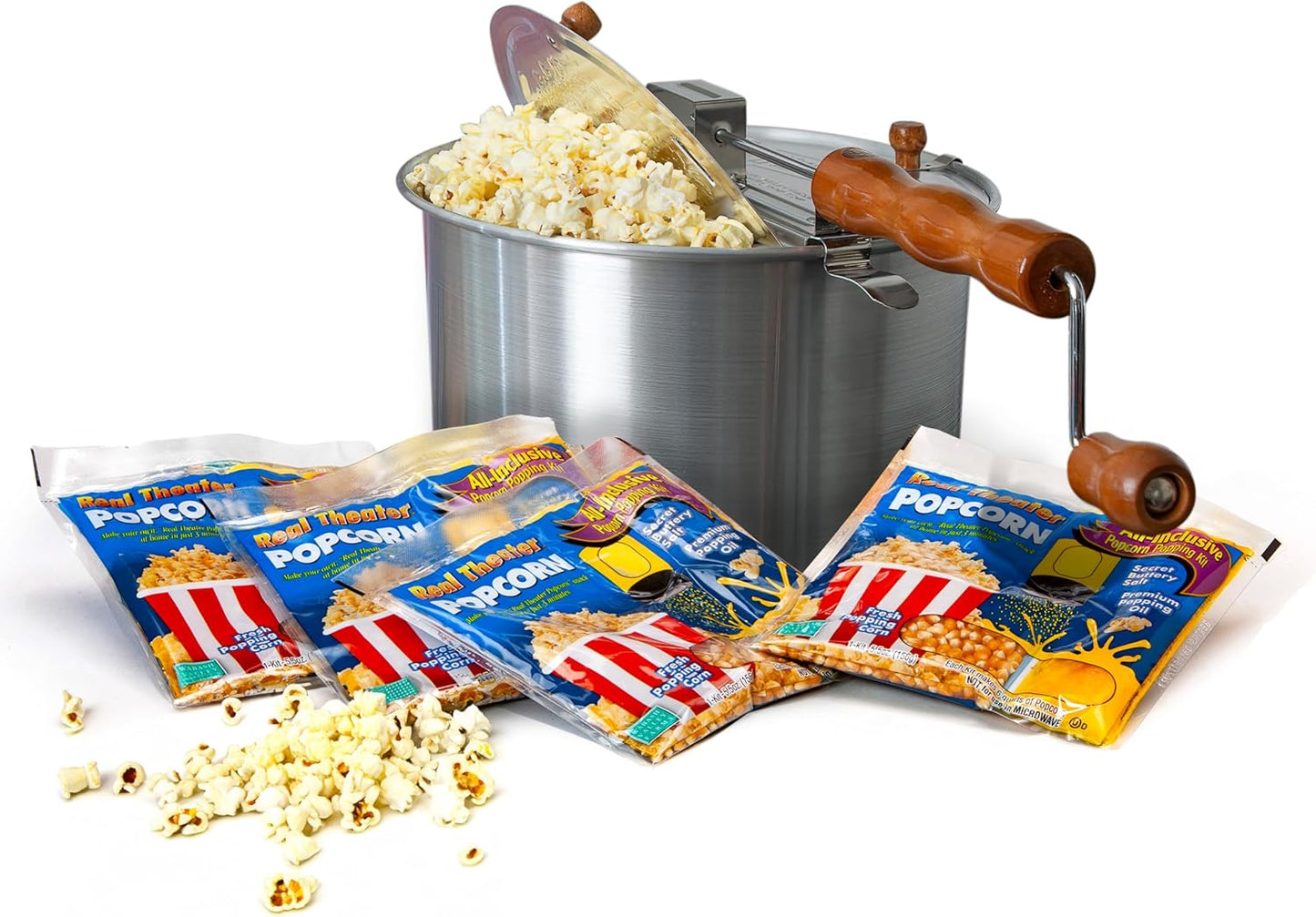 Wabash Valley Farms Whirley Pop - 6qt Popcorn Maker Kit