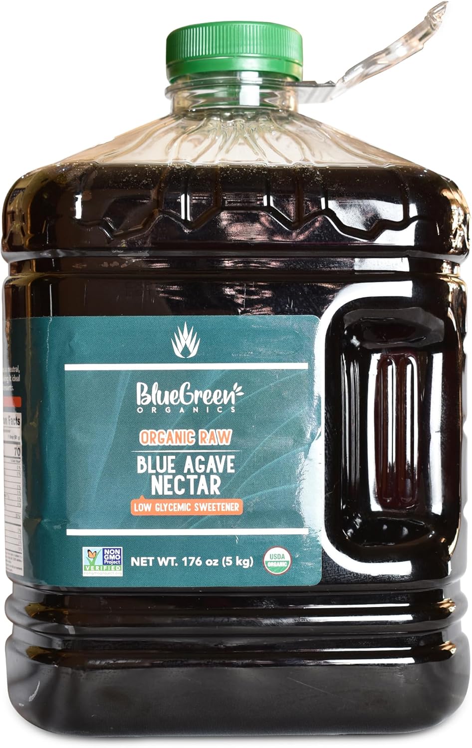Blue Green Agave Organic Nectar - Low Calorie Sweetener 176 Ounce