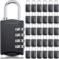 Moxweyeni 30 Pcs 4 Digit Combination Lock for Travel and Storage