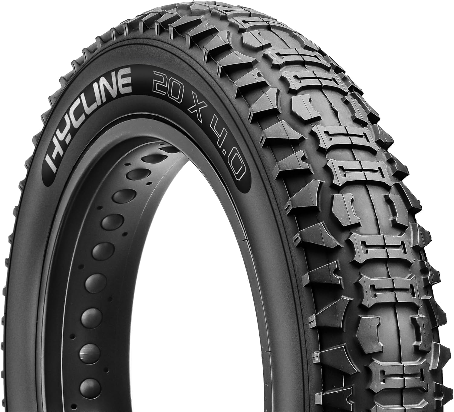 Hycline Ebike Replacement Fat Tire: 20x4.0 Inch Heavy Duty