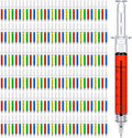 Syringe Gel Pens Bulk 200 Pack - Fun Nurse Prize Pens