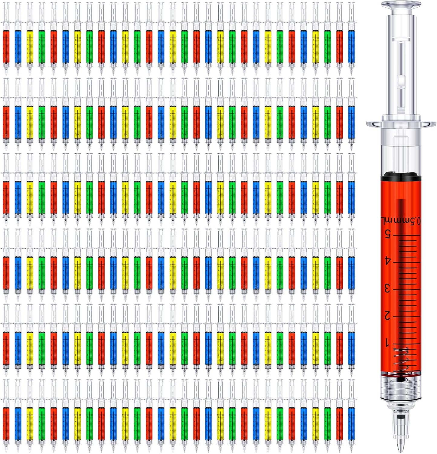 200 Pcs Syringe Gel Pens for Nurses Fun Office School Supplies