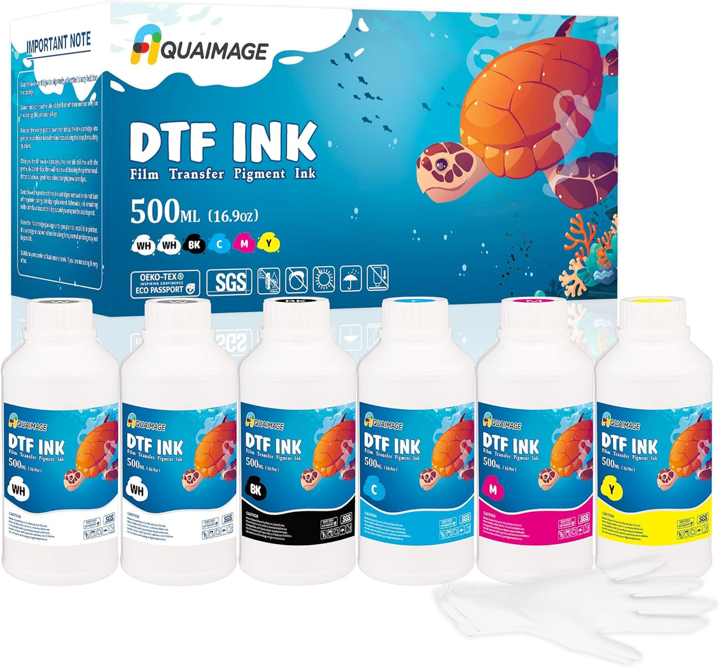 Premium DTF Ink for Direct to Film Printing - 3000 ml Refill