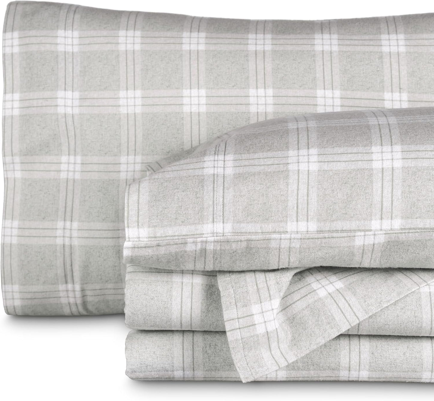 Bare Home Cotton Flannel Sheet Set for Cozy Winter Comfort