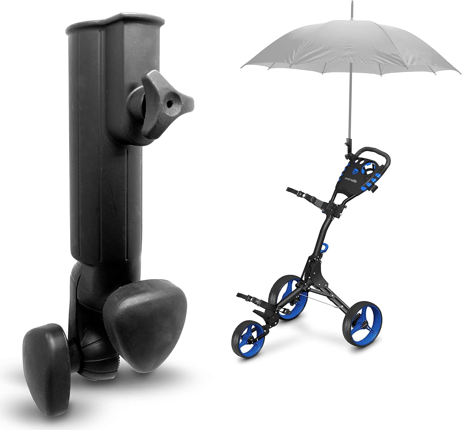 Golf Cart Umbrella Stand - SereneLife SLGCUBH