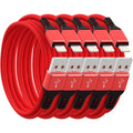 Ironten iPhone Charger Cable 6 ft 50 Pack - Durable Long Lightning
