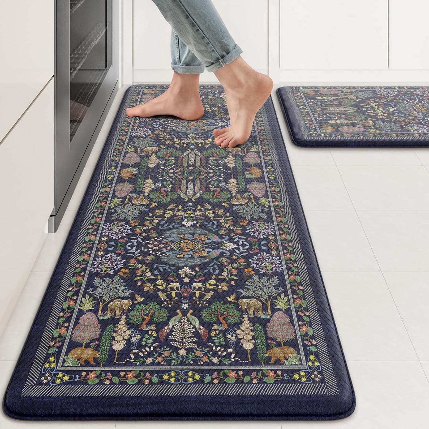 KIMODE Anti Fatigue Kitchen Mats for Comfort and Safety
