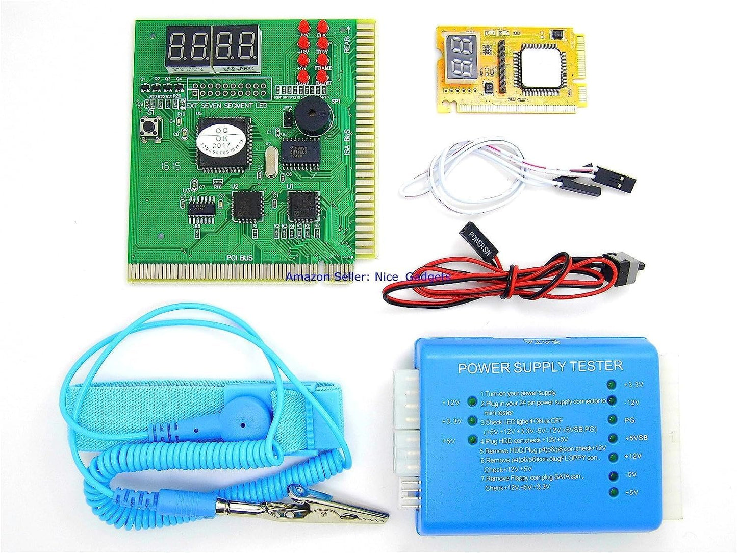 PC Computer PSU and Motherboard Tester Tool for Diagnostics