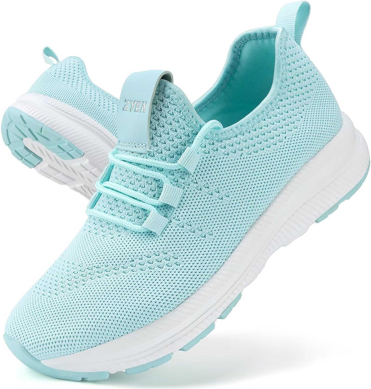 ZYEN Wide Toe Box Shoes for Women - Non-Slip Running Sneakers