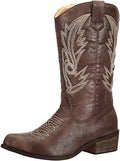 Stylish SheSole Women's Cowgirl Boots with Wide Calf Fit